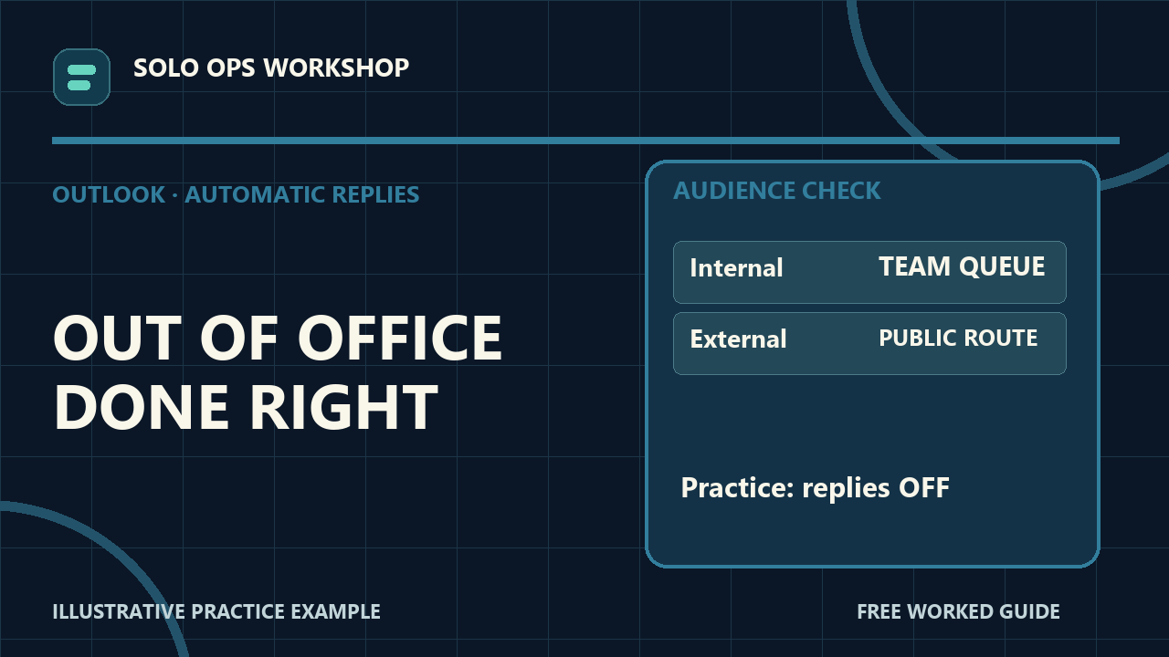Thumbnail for Set an Outlook Out-of-Office Reply Without Sharing Too Much