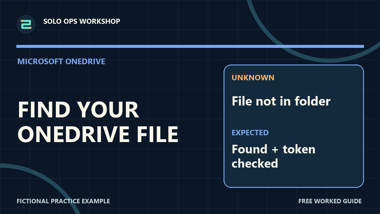 Thumbnail for Can't Find a OneDrive File? Search, Check Recycle Bin, Restore It
