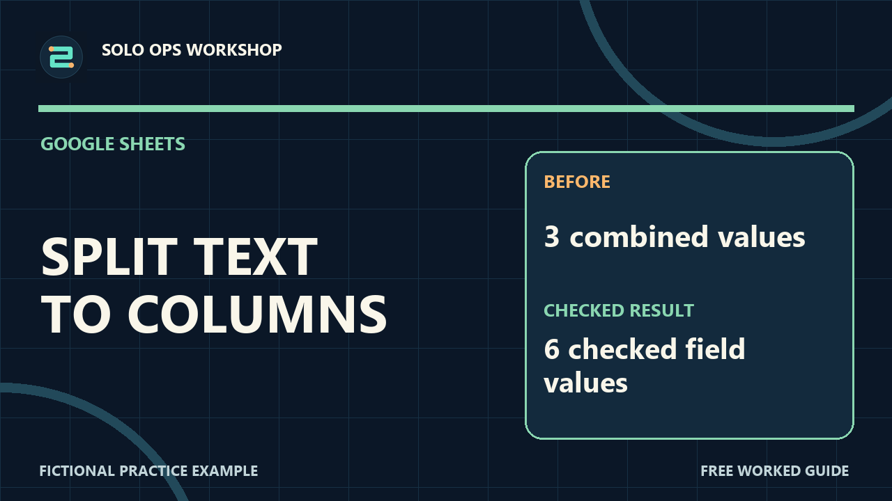 Thumbnail for Google Sheets Split Text to Columns: Separate Name and Email