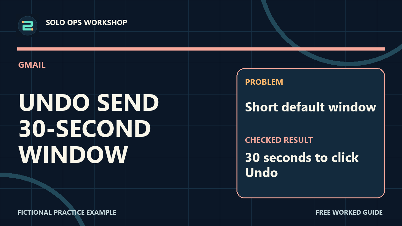 Thumbnail for Give Yourself 30 Seconds to Undo Send in Gmail